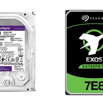 مقایسه هارد دیسک اینترنال Seagate Exos با هارد دیسک اینترنال WD Purple