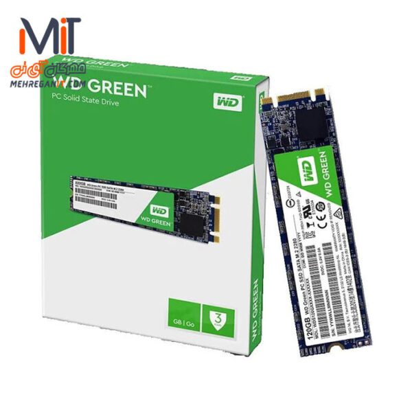 اس اس دی وسترن دیجیتال M.2 GREEN WDS120G ظرفیت 120 گیگابایت