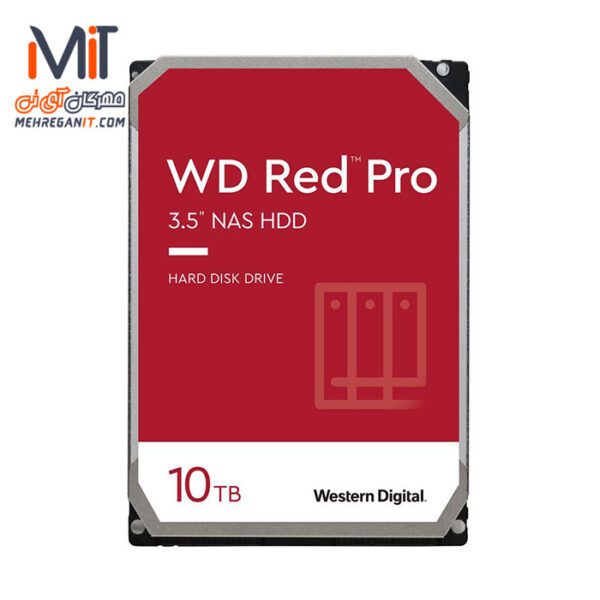 هارد دیسک اینترنال وسترن مدل WD102KFBX RED PRO ظرفیت 10 ترابایت