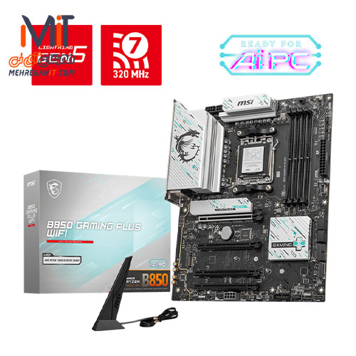 مادربرد ام اس آی مدل B850 GAMING PLUS WIFI — تصویر ۲